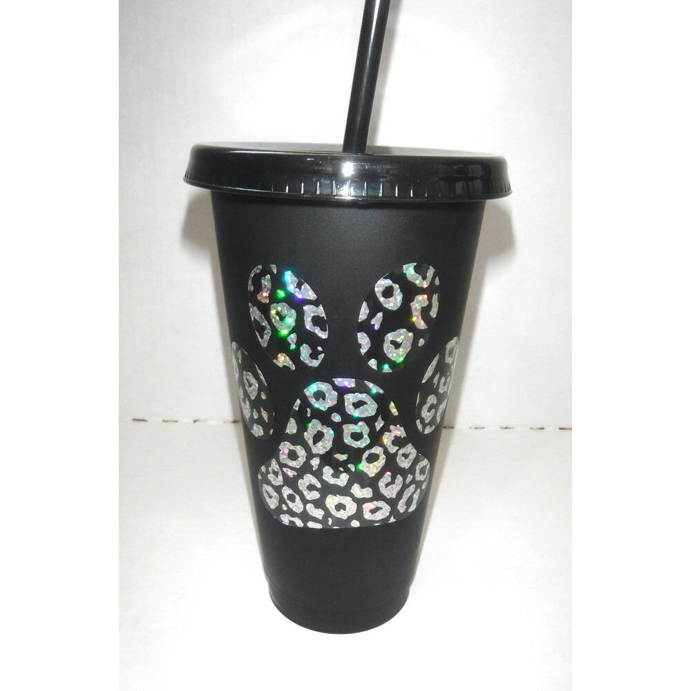 Black Tumblers w/ Colorful Vinyl